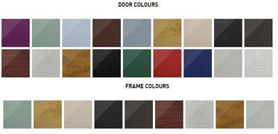 Solidor thornbury door and frame colours
