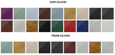 Solidor-flint door and frame colours