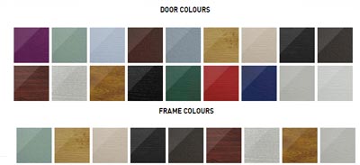 Solidor French door and frame colours
