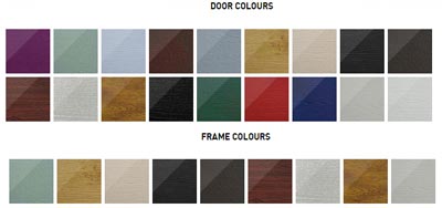 Solidor stable door and frame coloure